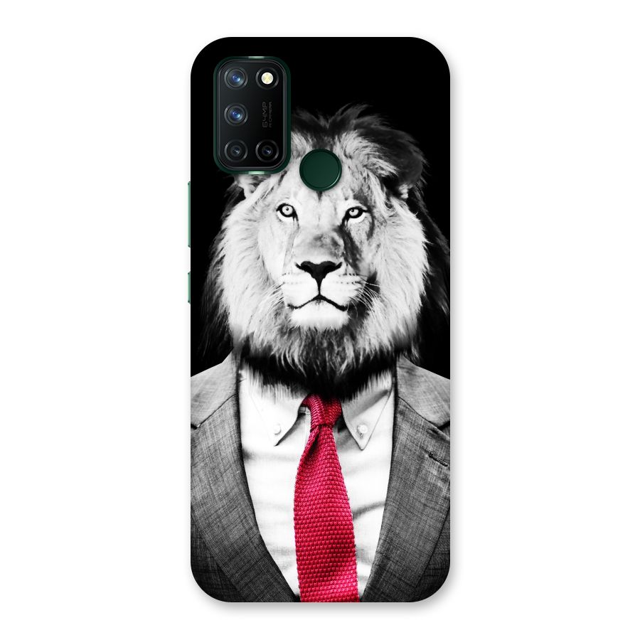 Lion with Red Tie Back Case for Realme 7i