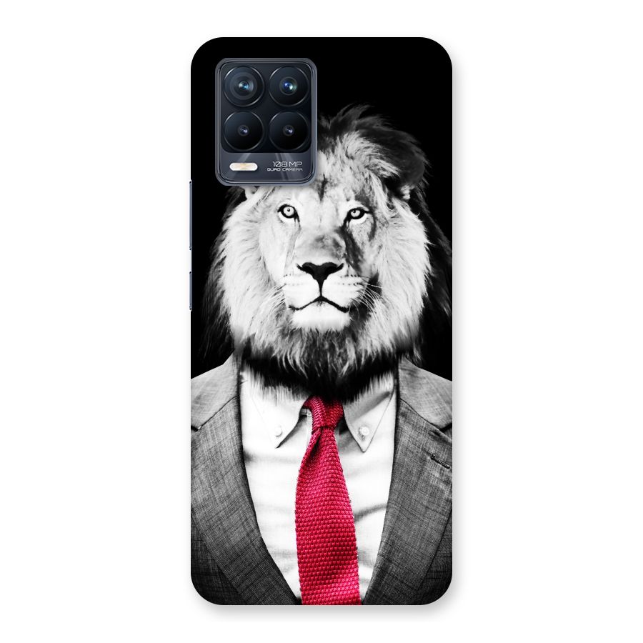 Lion with Red Tie Back Case for Realme 8 Pro