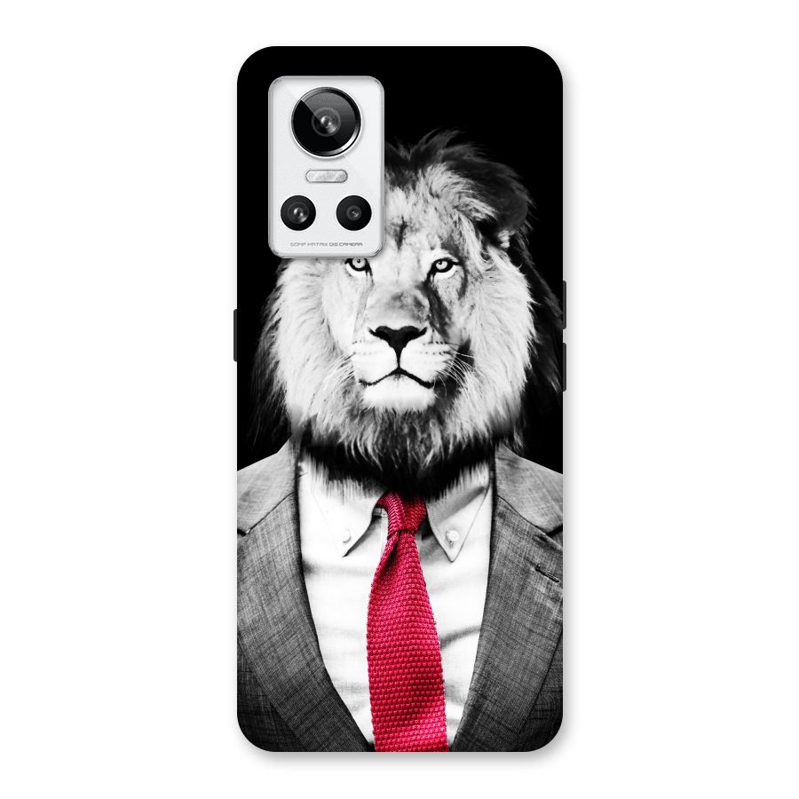 Lion with Red Tie Back Case for Realme GT Neo 3