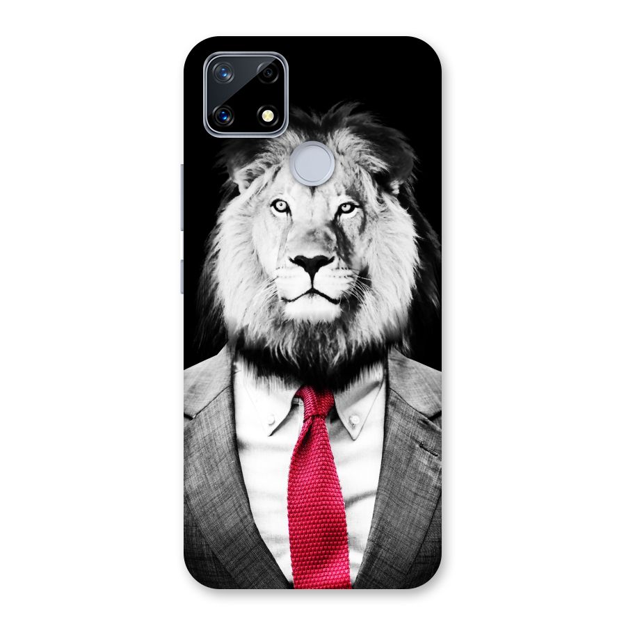 Lion with Red Tie Back Case for Realme Narzo 20