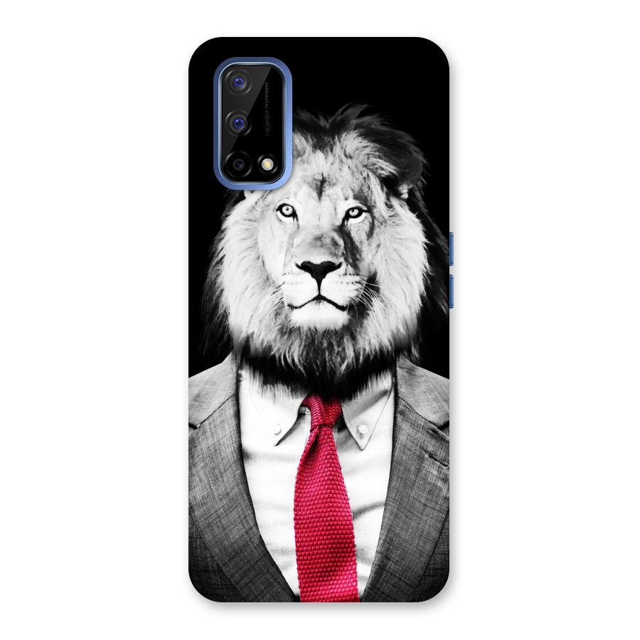 Lion with Red Tie Back Case for Realme Narzo 30 Pro