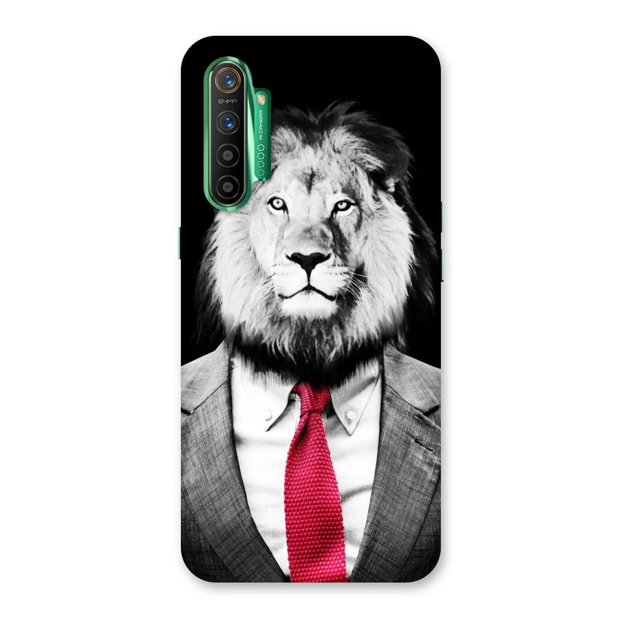 Lion with Red Tie Back Case for Realme X2