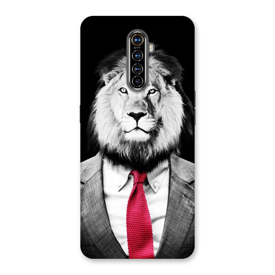 Lion with Red Tie Back Case for Realme X2 Pro