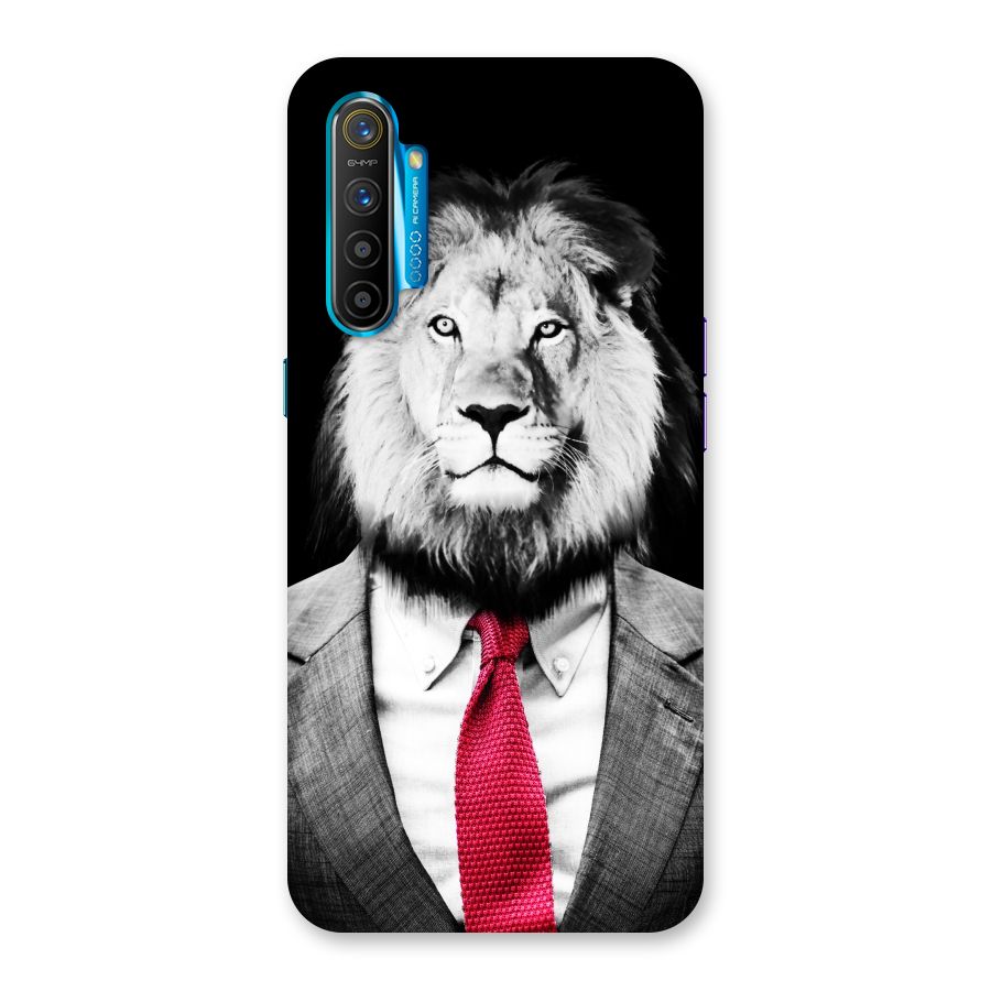 Lion with Red Tie Back Case for Realme XT