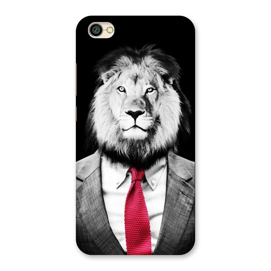 Lion with Red Tie Back Case for Redmi Y1 Lite