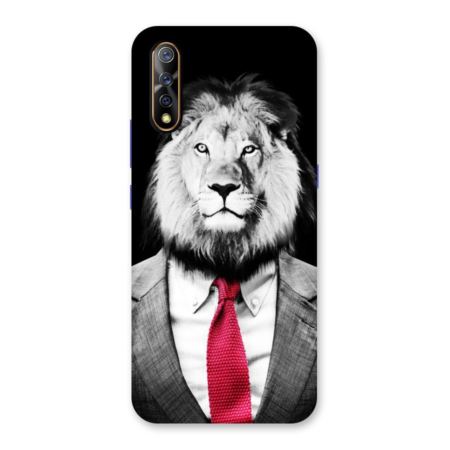 Lion with Red Tie Back Case for Vivo S1