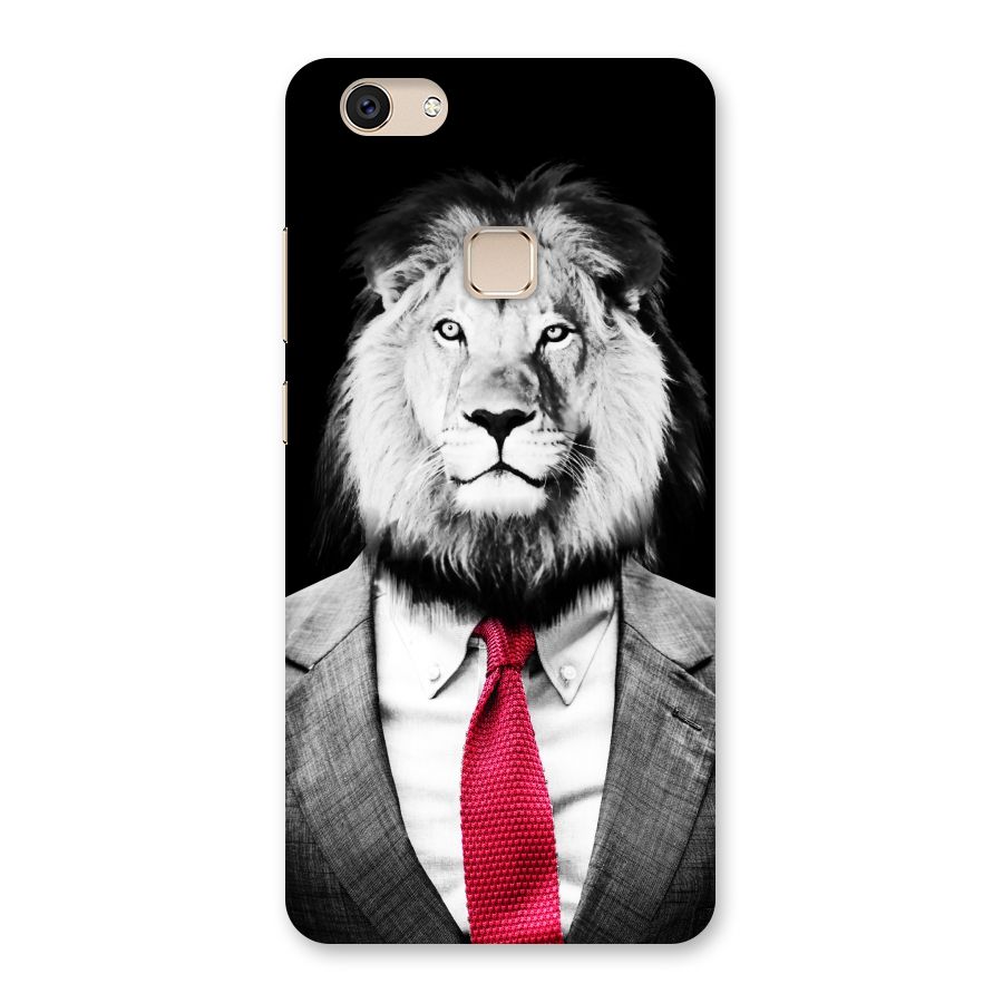Lion with Red Tie Back Case for Vivo V7