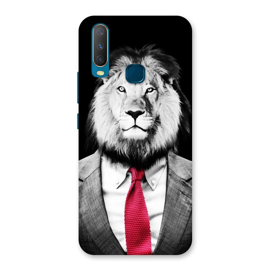 Lion with Red Tie Back Case for Vivo Y17