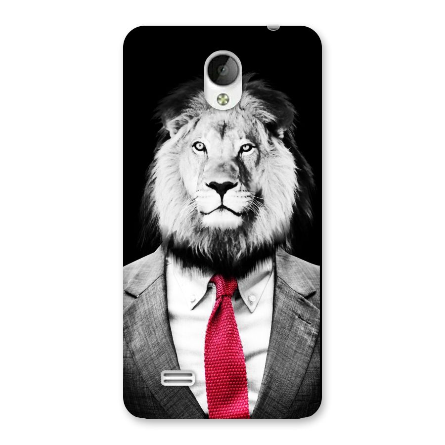 Lion with Red Tie Back Case for Vivo Y21