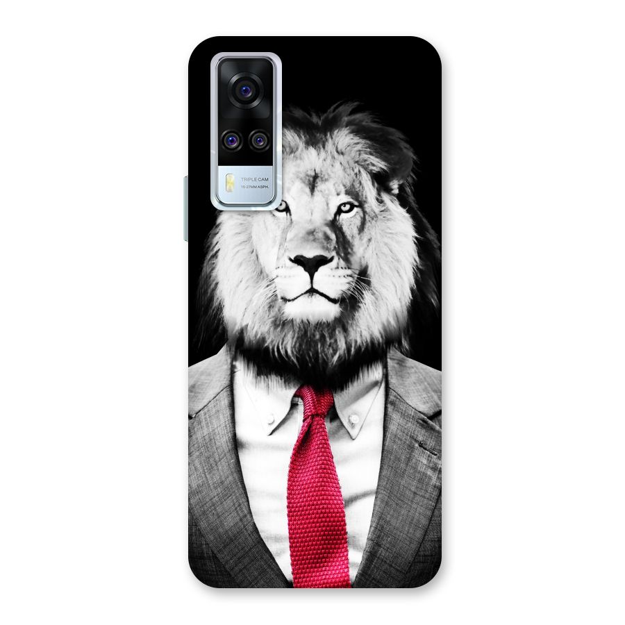 Lion with Red Tie Back Case for Vivo Y31