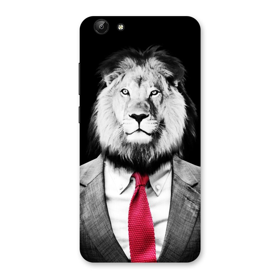 Lion with Red Tie Back Case for Vivo Y69