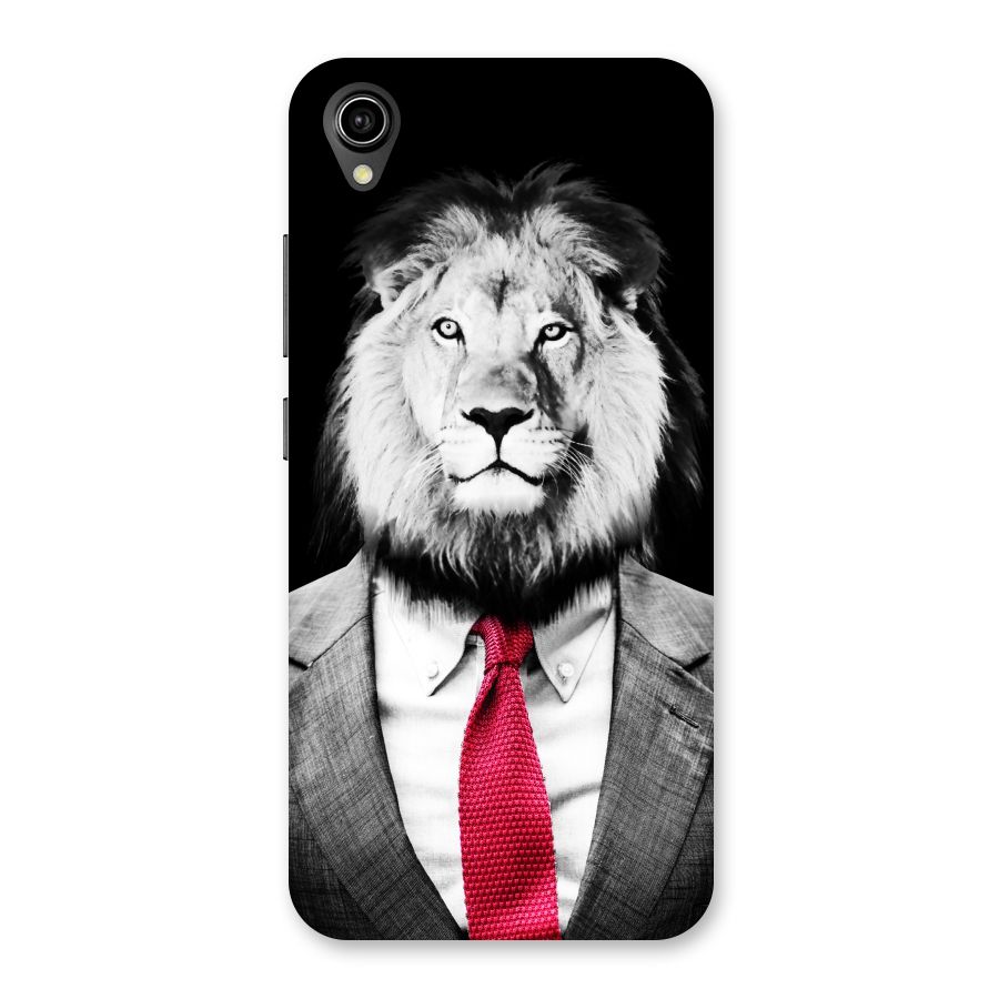 Lion with Red Tie Back Case for Vivo Y90