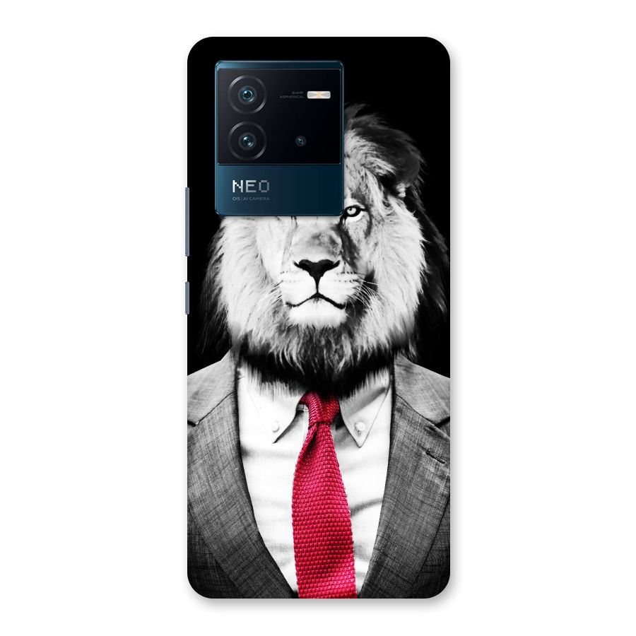 Lion with Red Tie Back Case for Vivo iQOO Neo 6 5G