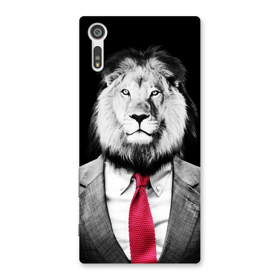 Lion with Red Tie Back Case for Xperia XZ