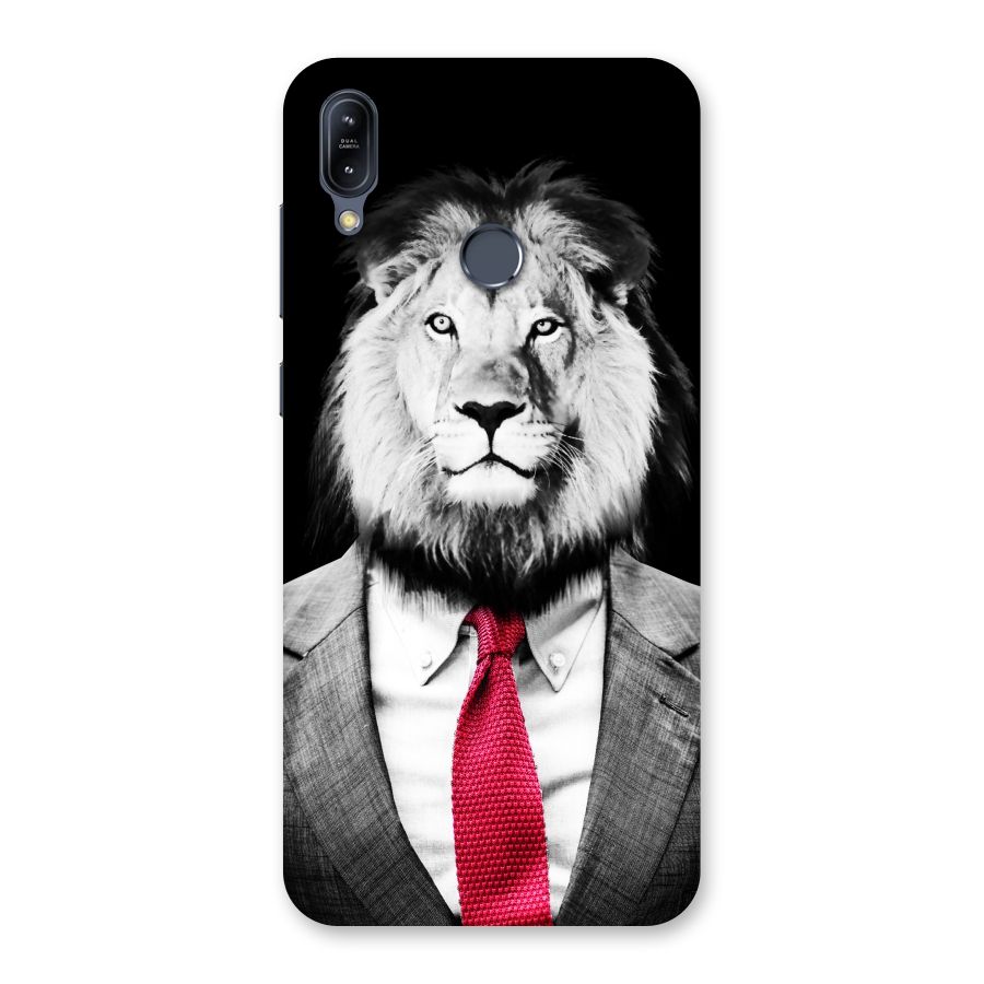 Lion with Red Tie Back Case for Zenfone Max M2