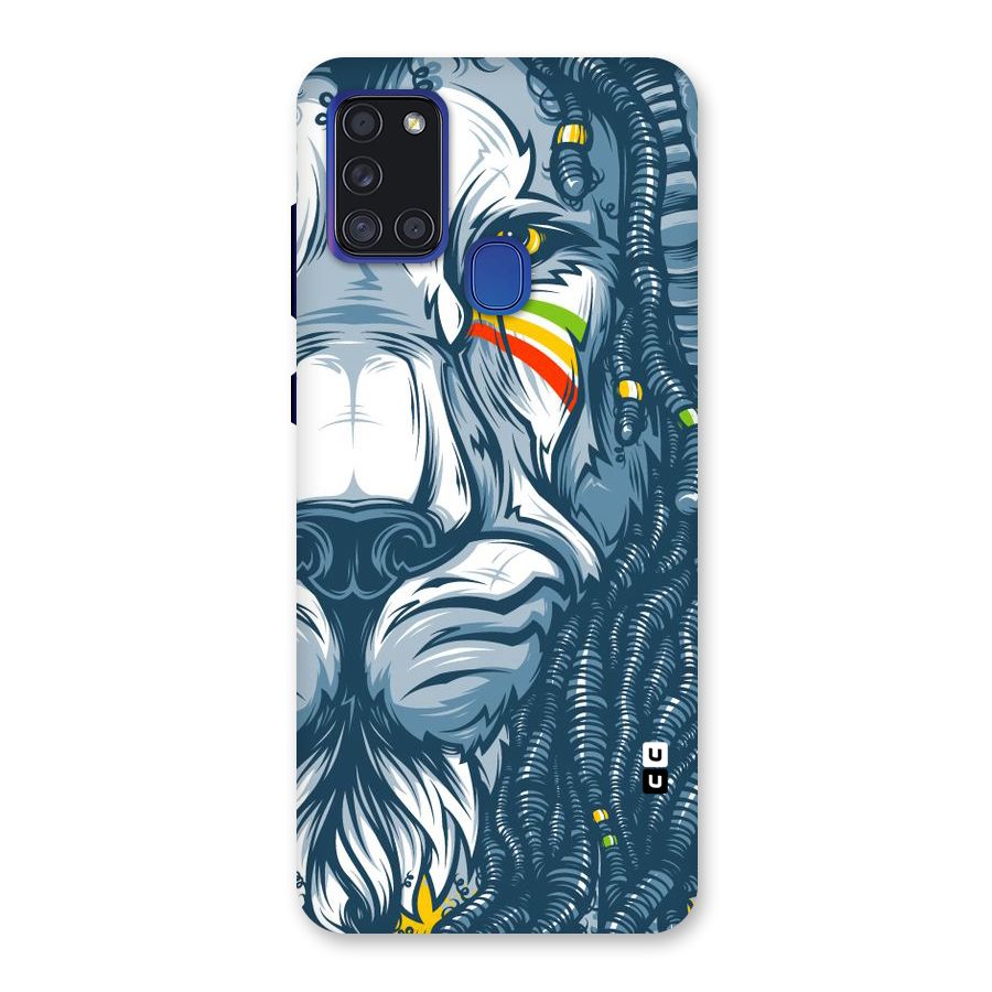 Lionic Face Back Case for Galaxy A21s