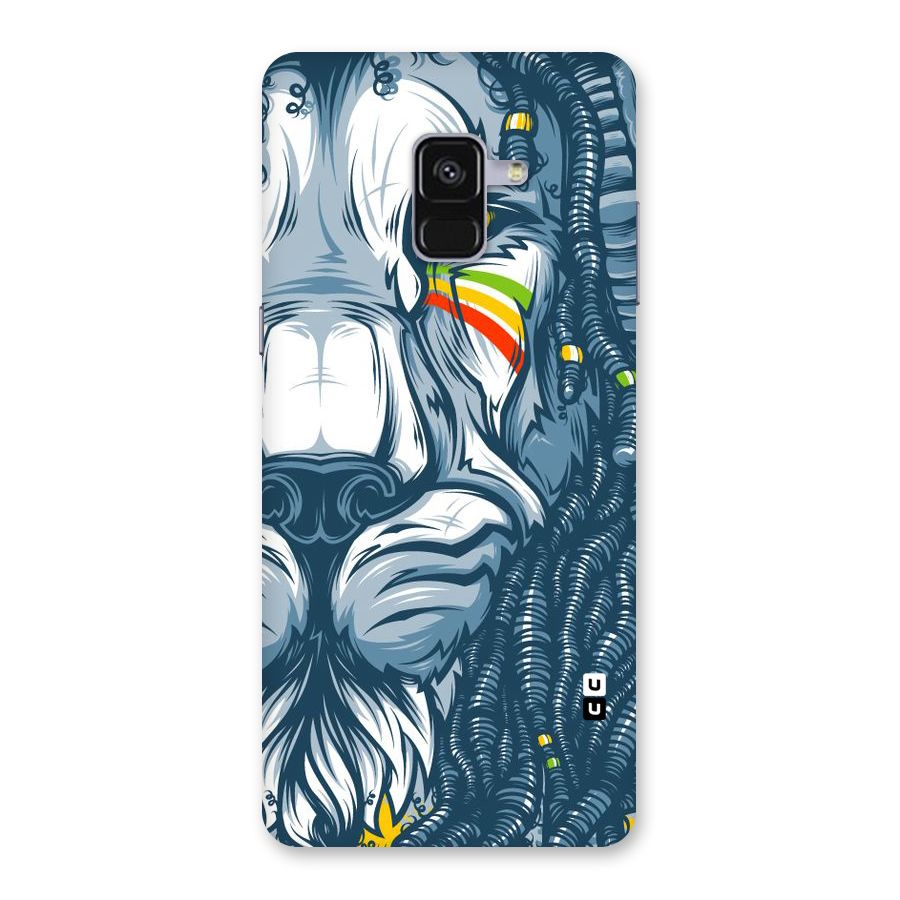 Lionic Face Back Case for Galaxy A8 Plus