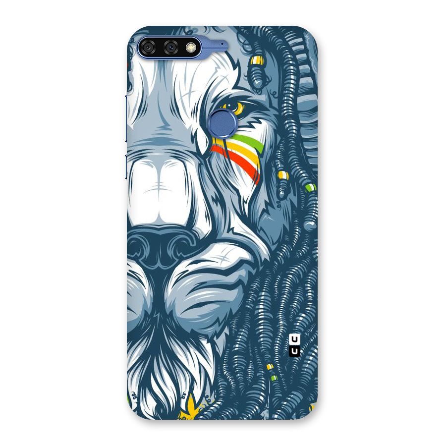 Lionic Face Back Case for Honor 7C
