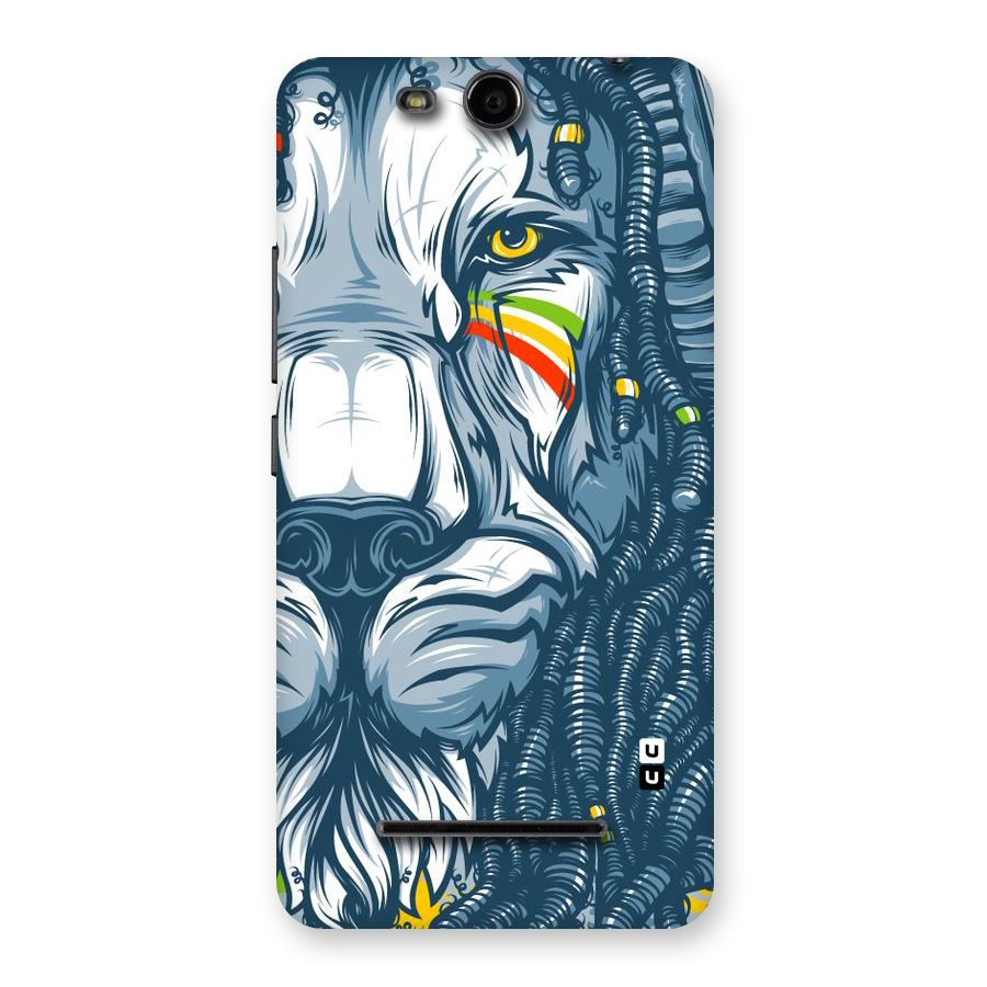 Lionic Face Back Case for Micromax Canvas Juice 3 Q392