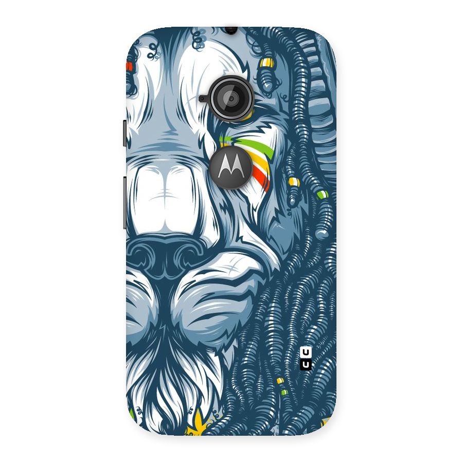 Lionic Face Back Case for Moto E 2nd Gen