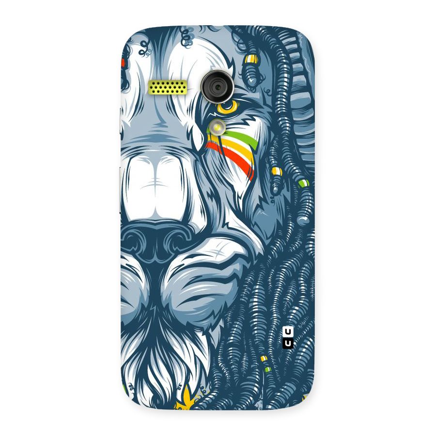 Lionic Face Back Case for Moto G