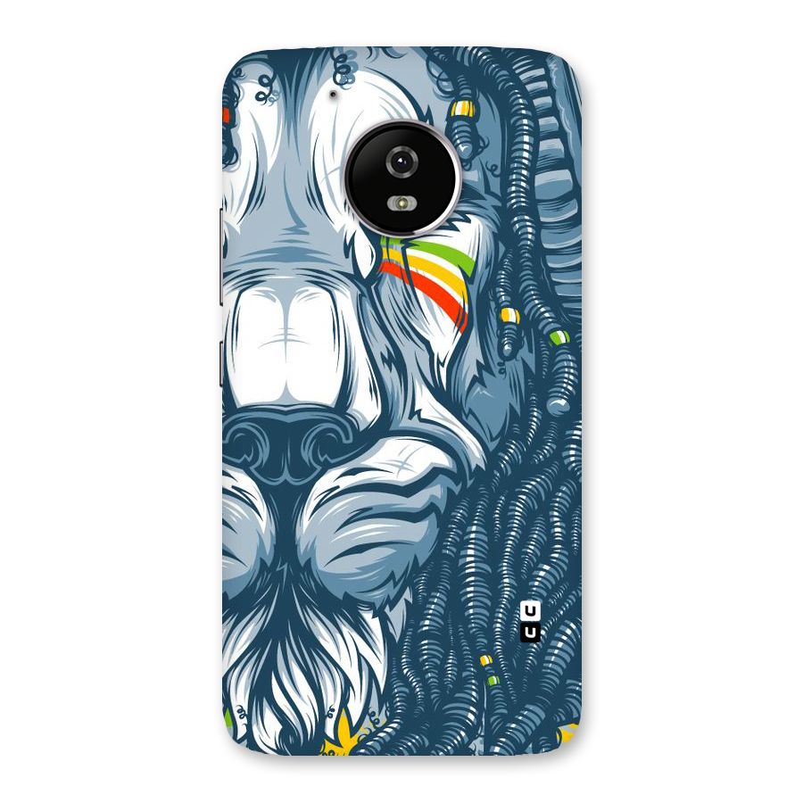 Lionic Face Back Case for Moto G5