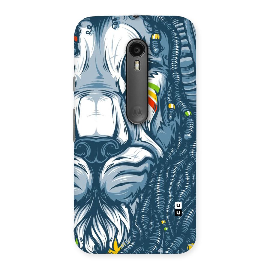 Lionic Face Back Case for Moto G Turbo