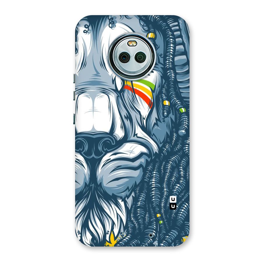 Lionic Face Back Case for Moto X4