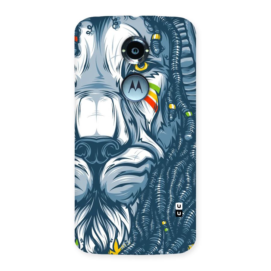 Lionic Face Back Case for Moto X 2nd Gen