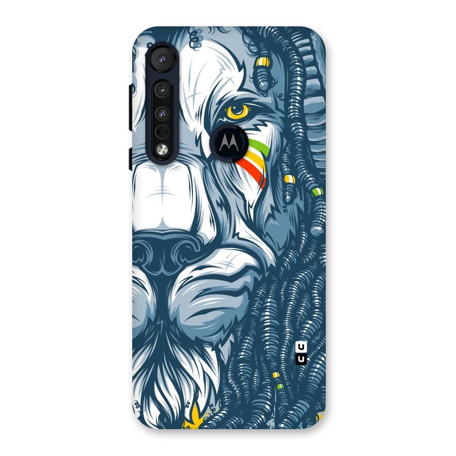 Lionic Face Back Case for Motorola One Macro