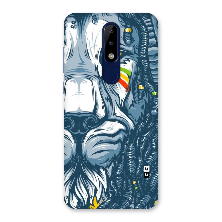 Lionic Face Back Case for Nokia 5.1 Plus
