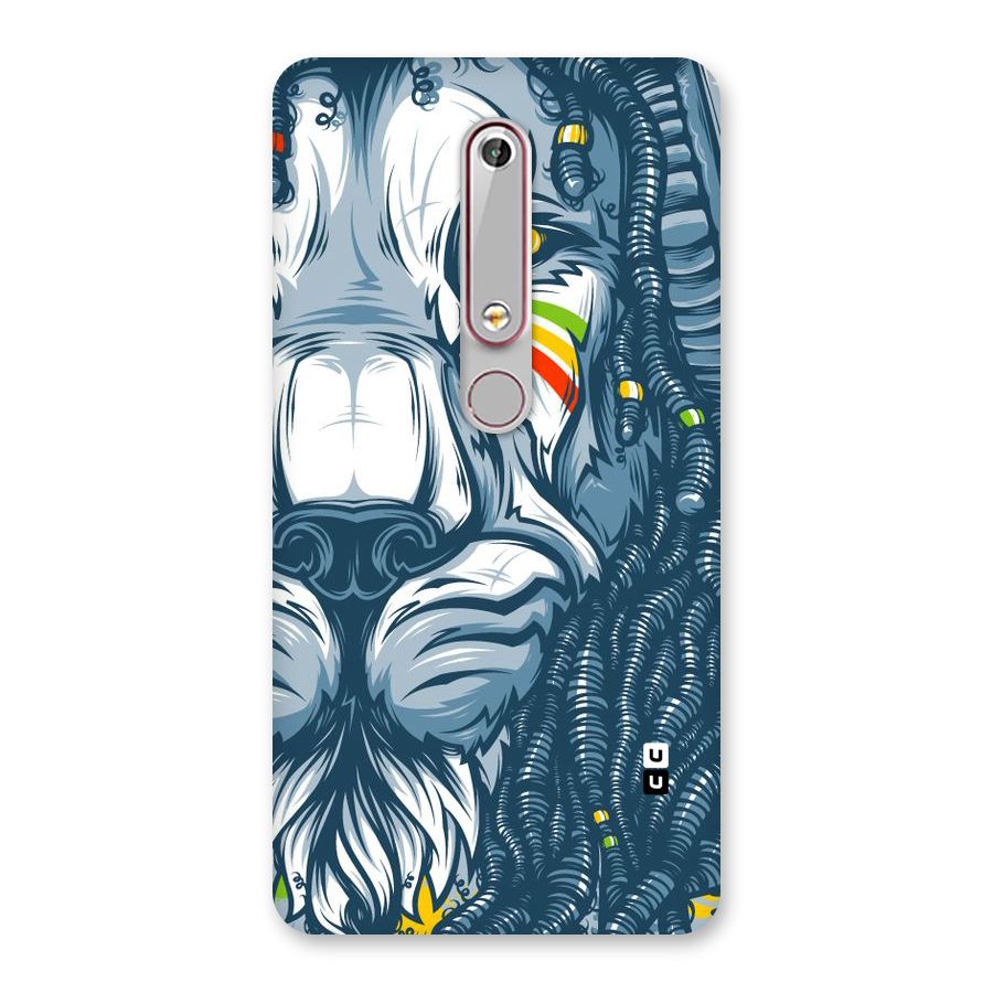 Lionic Face Back Case for Nokia 6.1