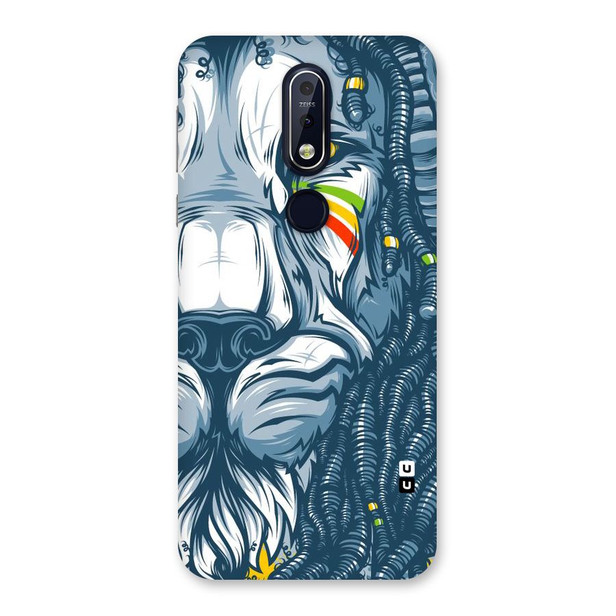 Lionic Face Back Case for Nokia 7.1
