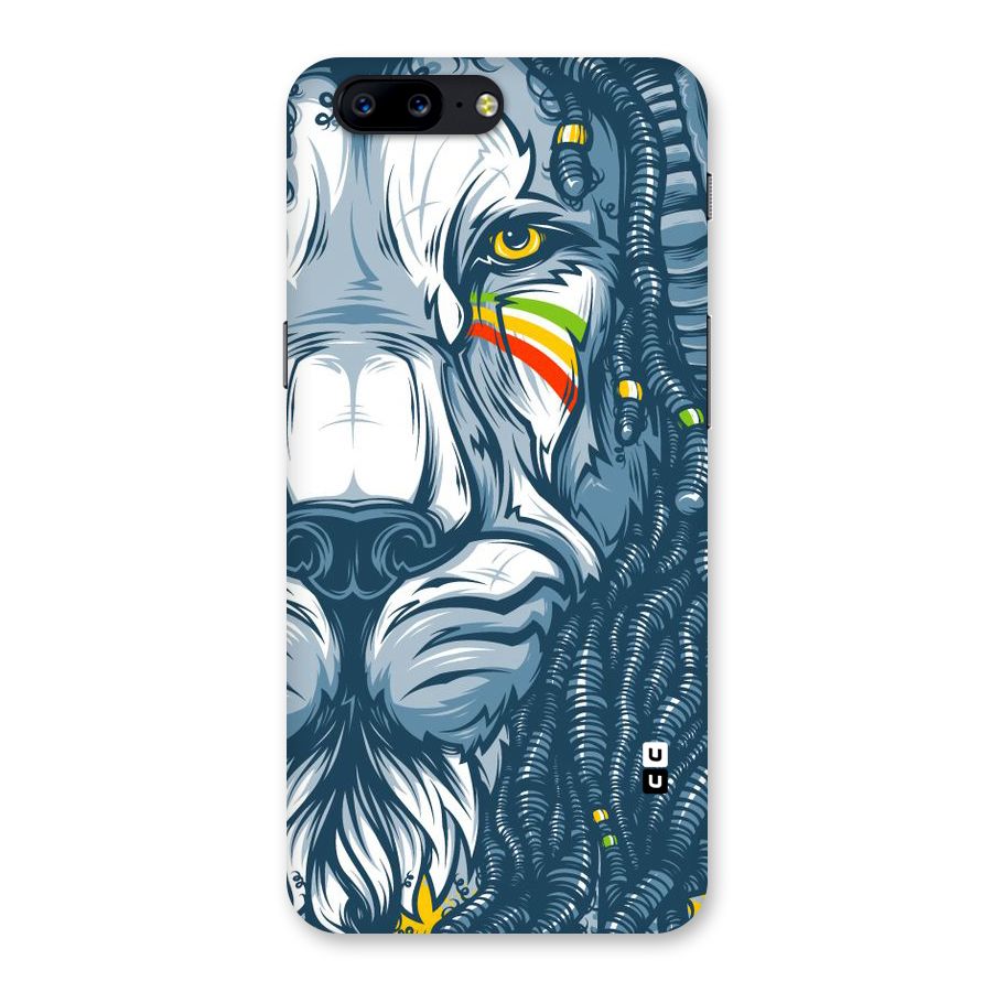 Lionic Face Back Case for OnePlus 5