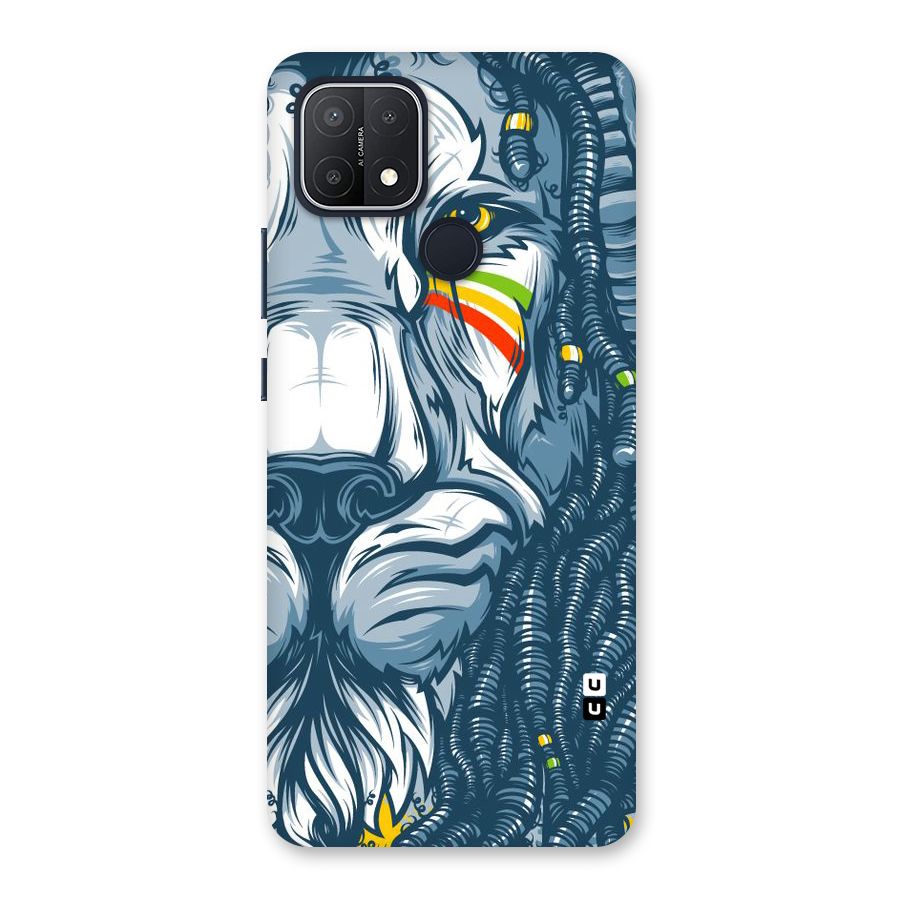 Lionic Face Back Case for Oppo A15