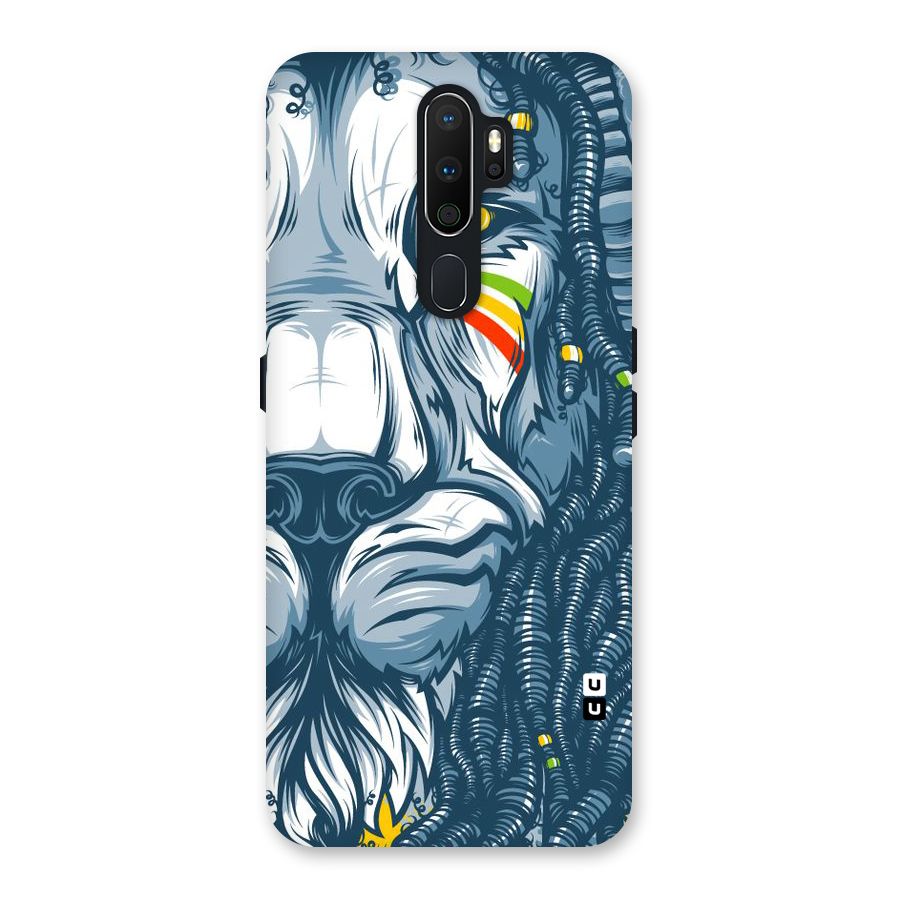 Lionic Face Back Case for Oppo A5 (2020)