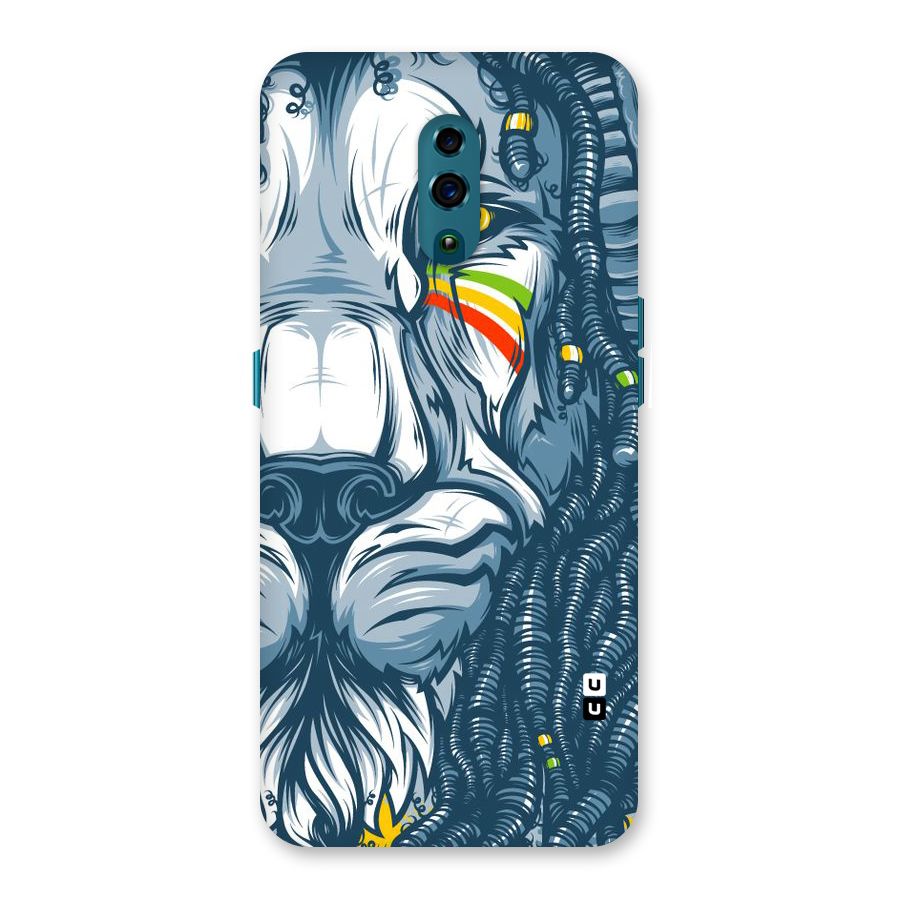 Lionic Face Back Case for Oppo Reno