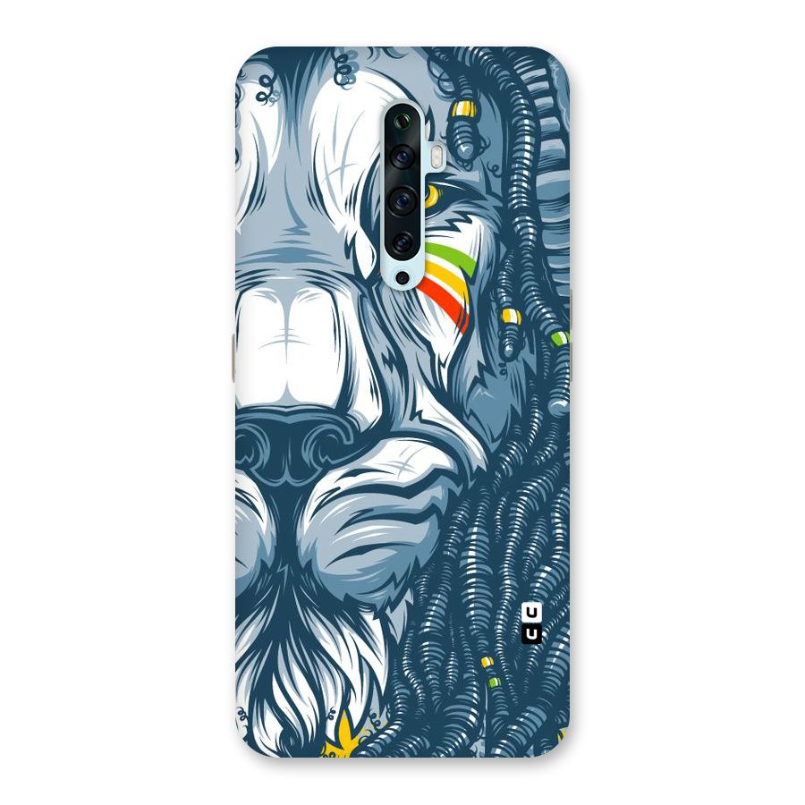 Lionic Face Back Case for Oppo Reno2 Z