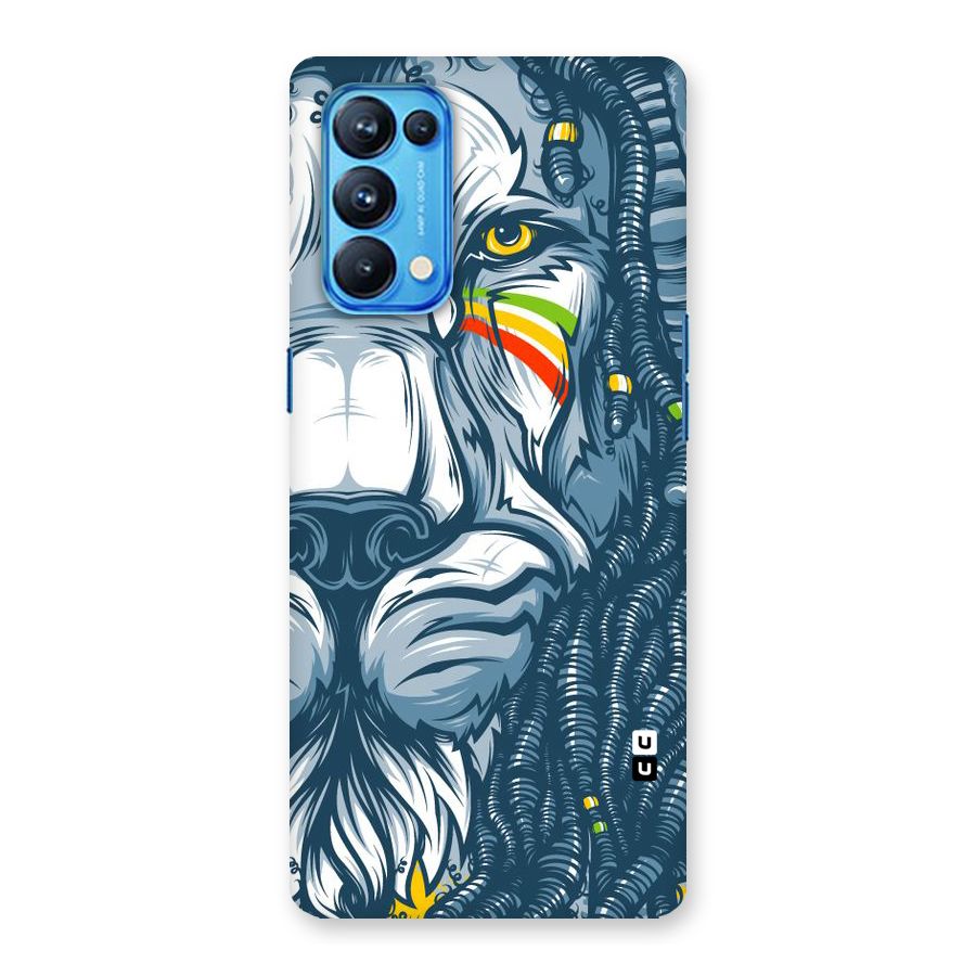 Lionic Face Back Case for Oppo Reno5 Pro 5G