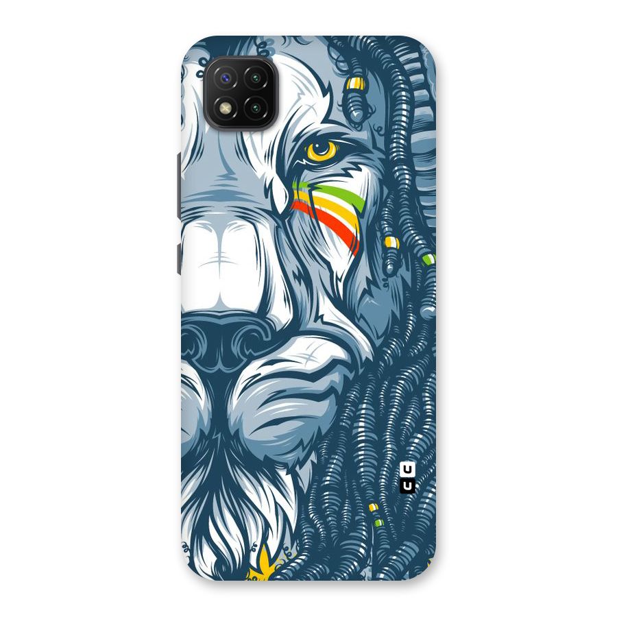 Lionic Face Back Case for Poco C3
