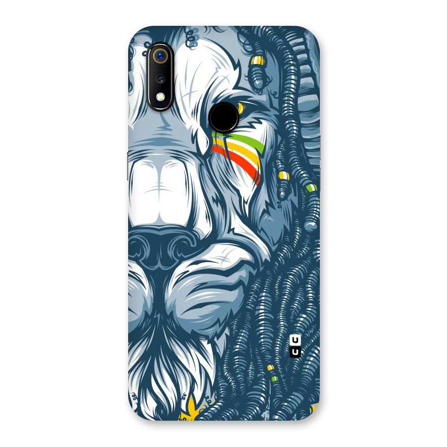 Lionic Face Back Case for Realme 3