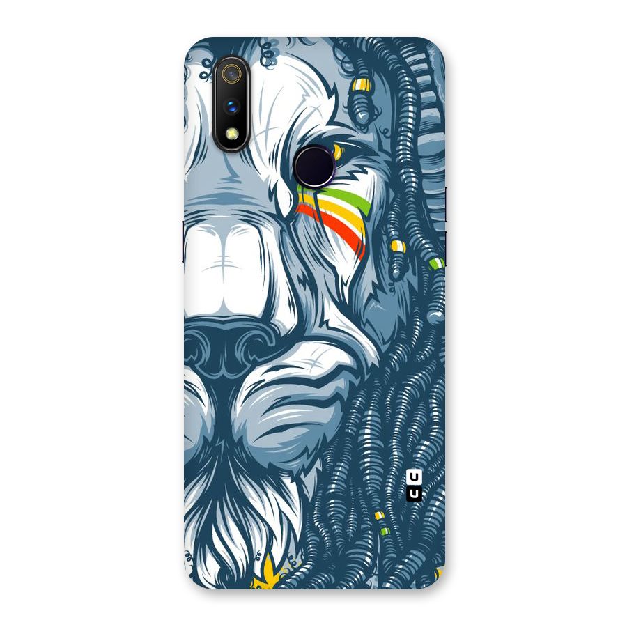 Lionic Face Back Case for Realme 3 Pro