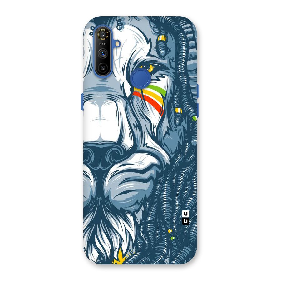 Lionic Face Back Case for Realme Narzo 10A