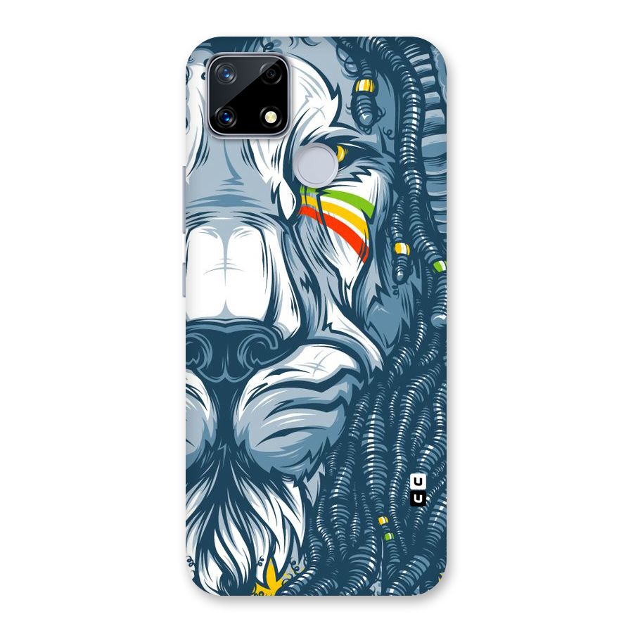 Lionic Face Back Case for Realme Narzo 20