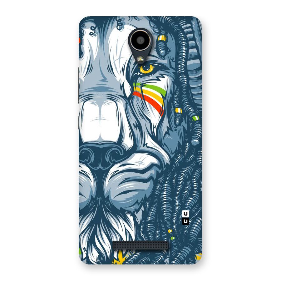 Lionic Face Back Case for Redmi Note 2