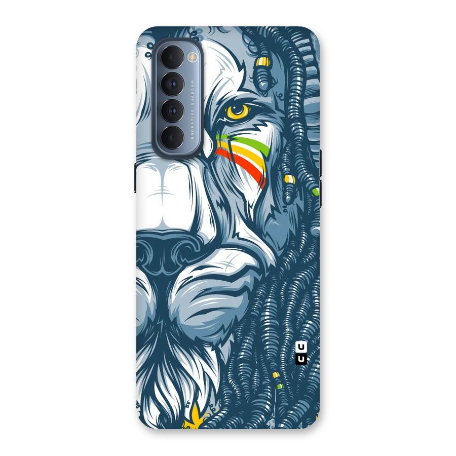 Lionic Face Back Case for Reno4 Pro