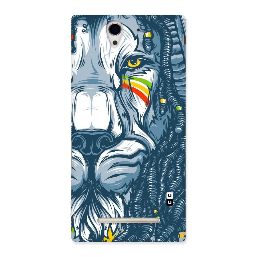 Lionic Face Back Case for Sony Xperia C3