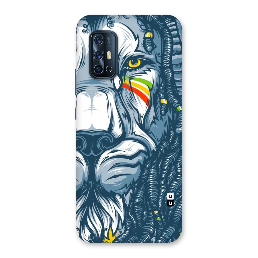 Lionic Face Back Case for Vivo V17