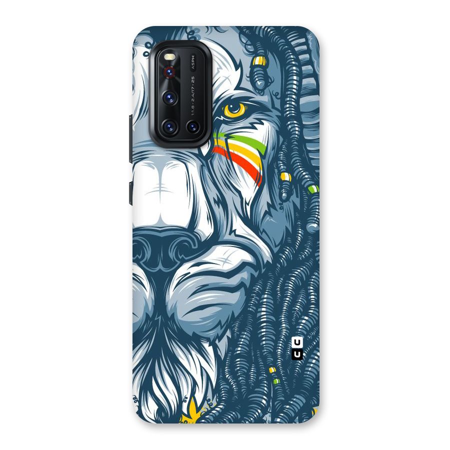 Lionic Face Back Case for Vivo V19