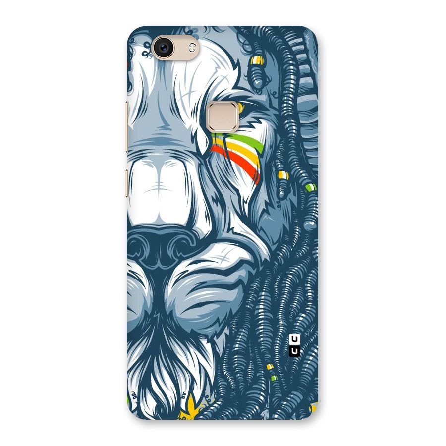 Lionic Face Back Case for Vivo V7